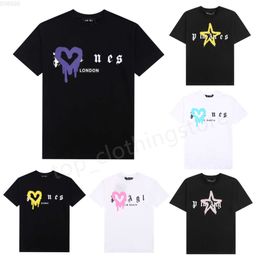 XI93 T-shirts pour hommes Hommes Femmes T-shirts Palms Designer Angle À Manches Courtes Marque De Mode D'été Loisirs Lâche Marée Cotons Amour Imprimer Luxurys Tops Vêtements Taille S XL