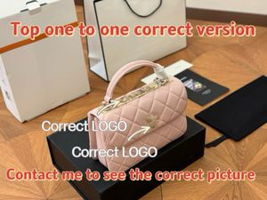 Xiao Xiang Jia Fashion Homagus Bag Bags Classic Gold Label de oro Pequeño Square Bag Correcto Versión de logotipo de alta calidad Contáctame para ver la imagen correcta12