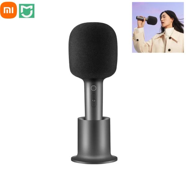 Xiaomi Control Mijia Ksong Microphone Bluetooth 5.1 DSP Noise annulation Effet stéréo Double duo Home KTV avec 9 types Sound