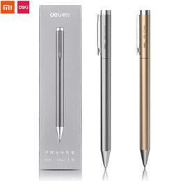 Xiaomi Deli métal signe stylo stylo à bille signature 0.5 MM Gel PREMEC lisse suisse recharge encre noire bureau école écriture