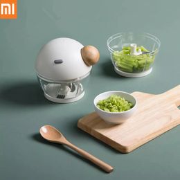 Xiaomi Complément Alimentaire Machine De Cuisson Multi-Fonction Maison Mini Ail Artefact Ail Pilé Manuel Viande Hachée Outils De Cuisine