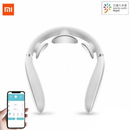 Xiaomi Jeeback masseur cervical G2 TENS impulsion dos cou masseur infrarouge lointain chauffage soins de santé travail relaxant avec l'application Mijia