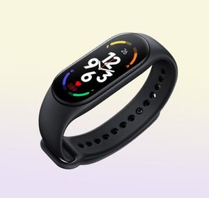 Xiaomi m7 Les bracelets intelligents regardent les hommes Femme Fitness Sports Smart Band Fitpro Version Bluetooth Music Heart Rate Take Pictures Smart5631456