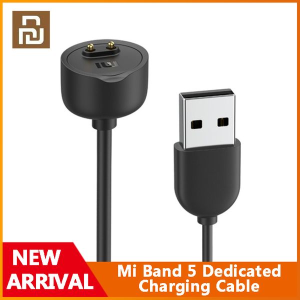 Xiaomi Mi Band 5 Cable de carga dedicado Cable de carga magnética portátil para Mi Band 5 Cargador original Accesorios de pulsera