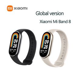 Wereldwijde versie Xiaomi Mi Band 8 Blood Oxygen Amoled Screen Fitness Bracelet Miband8 Fitness Traker Hartslagmonitor Smart Band