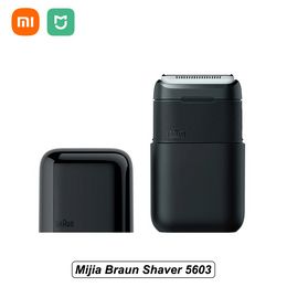 Xiaomi Mijia Braun Elektrisch Scheerapparaat 5603 Originele Draagbare Mini Flex Scheermes 2 Hoofd Scheren Waterdichte Wasbare Baard Trimmer