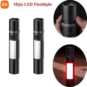 Xiaomi Mijia Multi-functional LED Flashlight Zoomable Ultra Bright Torch with Safety Belt Cutter and Car Emergency Light