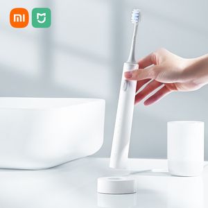 XIAOMI MIJIA brosse à dents électrique sonique originale T301 vibrateur de dents à ultrasons sans fil blanchissant la brosse de nettoyage d'hygiène buccale