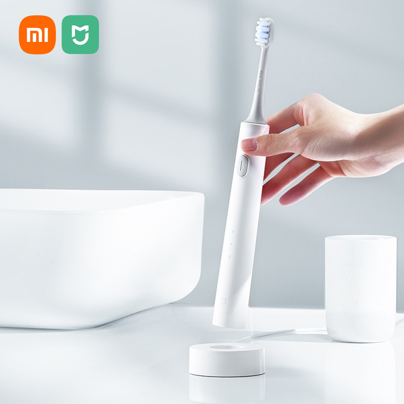 Cepillo de dientes eléctrico sónico Original XIAOMI MIJIA T301, vibrador de dientes ultrasónico inalámbrico, cepillo limpiador de higiene bucal blanqueador