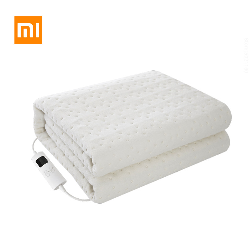 Xiaomi Mijia qd الذكية سخان كهربائي قابل للغسل واحد التدفئة الوسادة فراش إزالة موس الكهربائية بطانية التحكم في درجة الحرارة