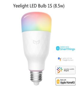 Xiaomi Mijia Yeelight 1S YLDP13YL ampoule LED intelligente colorée 800 Lumens 85W E27 citron lampe intelligente pour Mi Smart Home App WhiteRGB1876032