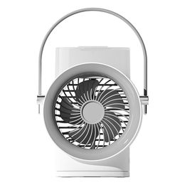 Xiaomi Nieuwe Multifunctionele Huishoudelijke Apparaten USB Oplaadbare Tafelmodel Airconditioner Waterkoelventilator met Luchtbevochtiger LED-lamp