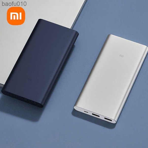 Xiaomi Power Bank 2 10000 mAh Original Mobile Powerbank Double Port USB Charge Rapide Batterie Externe Ultra-mince pour iPhone 14 13 L230619