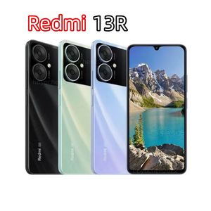 Xiaomi-teléfono móvil Redmi 13R 5G, 4 ROM, Android, pantalla de 6,74 pulgadas, cámara de 50MP, reconocimiento facial, desbloqueo