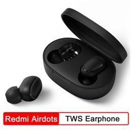 Xiaomi Redmi Airdots Earbuds TWS TWS Wireless Bluetooth Ecophone Stéréo Bass Bluetooth 50 avec micro Hands Ai Control8805404