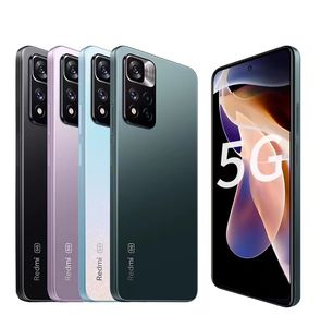 Xiaomi Redmi note 11 5G Téléphone portable 12 Go de RAM 256 Go 512 Go ROM Snapdragon 888 50.0MP Android 6,81 pouces Plein écran empreinte digitale ID Visage NFC 5000 mAh Téléphone portable intelligent