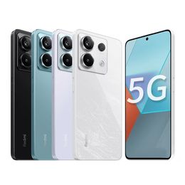 Xiaomi Redmi Note 13 5G mobiele telefoon Smart 12GB RAM 256GB ROM MTK-afmetingen 6080 100MP NFC 5000mAh Android 6.67 120Hz OLED Volledig scherm Vingerafdruk-ID Mobiele telefoon