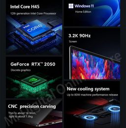 Xiaomi Redmibook Pro 15 2022 ordinateur portable Intel I7-12650H / I5-12450H RTX2050 16G / 32G RAM 512G / 1T SSD 3.2K 90Hz 15,6 pouces MI Notebook