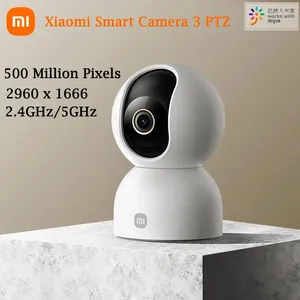 Xiaomi Smart Camera 3 PTZ AI-detectie 500 miljoen pixels Babyfoon Nachtvideo Webcam Home Security Werk met Mijia-app