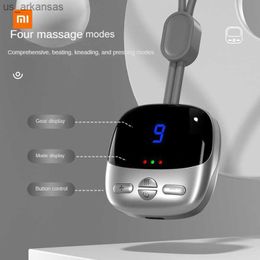 Xiaomi Smart Opknoping Nekbeschermer Cervicale Wervelkolom Elektrische Stimulator Draagbare Mini Puls Schouder Cervicale Massage Heet Kompres L230523