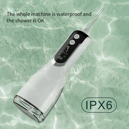 Xiaomi Tooth Oral Irrigator Punch USB Recarregável Water Flosser Portable Dental Jet 200ML Teeth Intelligent Whitening Product R