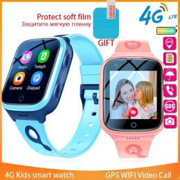 Xiaomi bekijkt 4G Kids Smart Watch Camera SOS GPS WiFi Video Call Waterproof Monitor Tracker Locatie LBS Baby Children Smartwatch CadeaLord