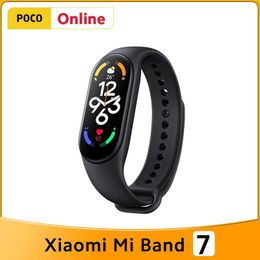 Xiaomi horloges Mi Bracelet 2022 Nieuwste 1,62 "AMOLED -scherm 120 Workout Modi Sport Polsband Smart Watch Miband 7 PK Band 8 Band