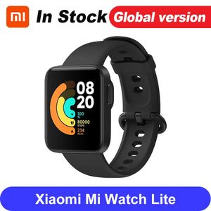 Xiaomi horloges Mi Lite Smart Watch GPS 5ATM Waterdichte multifunctionele smartwatch Fiess Hartslagmonitor MI Band Global Version Watch