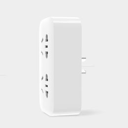 Originele Xiaomi Mijia-aansluitingen Two-Position Tweelegeling Converter Beveiliging Bescherming Deur Geïntegreerde koperen riem High Power Wall Socket