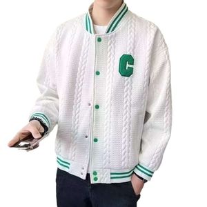 Veste Xiaoxiangfeng, veste de travail décontractée à la tendance du printemps 2024 pour hommes, marque branchée haut de gamme Ruffian et beaux vêtements en tricot