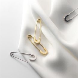 XIHA – boucles d'oreilles créoles en argent Sterling 925 pour femmes, épingle de sûreté, bijoux à la mode, 2021198s