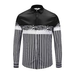 XIMIWUA Nieuwe Collectie Mannen Shirts Gestreept Shirt Lange Mouw Casual Chemise Homme Hawaiian Shirt Hoogwaardige Camisas Para Hombre