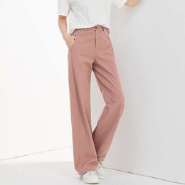 Xin Ge – jean américain rose à jambes larges pour femmes, pantalon Slim en forme de poire, taille haute, jambes droites, nouvelle collection printemps et automne