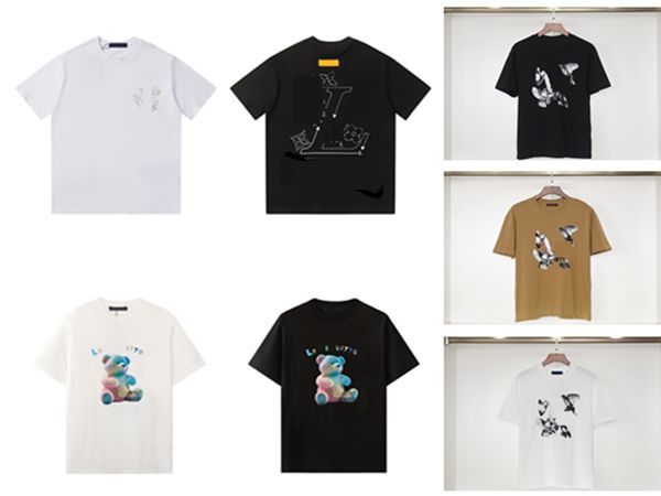 Xin Summer Designer Fashion Play Play T-shirt T-shirt Anime Bear Pattern Menter Mens Femmes Haikyuus-2xl Yy