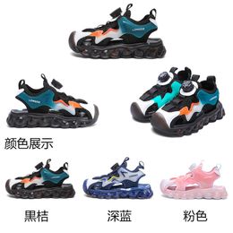 Xinbosi 2316 printemps nouveau bouton rotatif Baotou sandales chaussures de plage en plein air respirant hommes et chaussures pour femmes