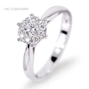 Xingguang fijne sieraden maatwerk OEM romantische dames bruiloft Sterling Sier VVS Moissanite diamanten ring