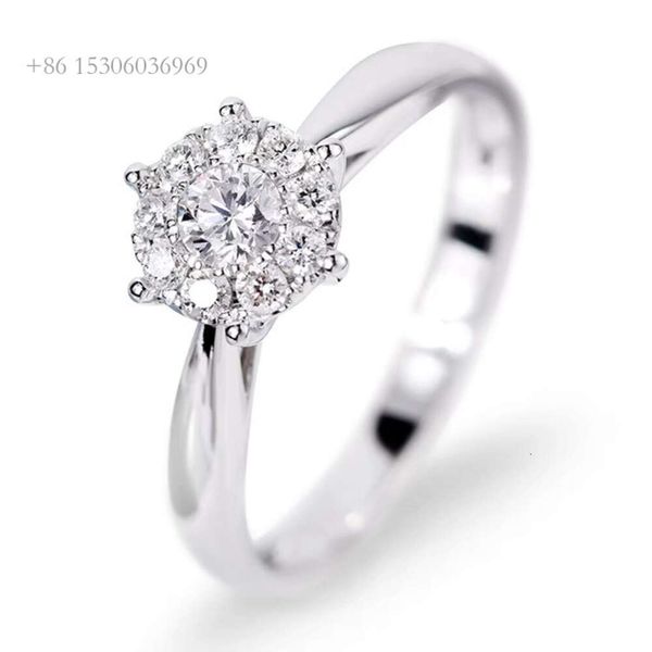 Xingguang – bague en diamant Moissanite, bijoux fins personnalisés, OEM, romantique, pour mariage, en argent Sterling VVS, pour femmes