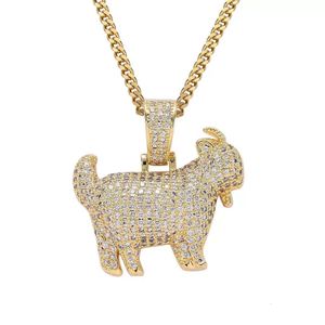 Xingguang Goat Sterling Sier Moissanite Pass Diamond Tester Iced Out Pendant voor Hip Hop Necklace