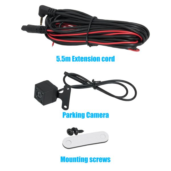 Xinmy Auto 5 Pin HD Car View View View Reverse 4led Night Vision Video Camera Wide Angle 170 degrés Caméra de stationnement pour les accessoires de voiture