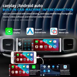 XINMY pantalla táctil Radio de coche 5,1 pulgadas Bluetooth Audio Video MP5 reproductor activado por voz Cml-Play Bluetooth manos libres USB carga rápida