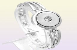 Xinnver Snap Bracelet bricolage breloques Bracelets en argent Bracelets avec cristal ajustement 18mm boutons pression pour les femmes bijoux ZE36841407447999864