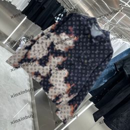 Xinxinbuy 2024 Hommes Designer Manteau Veste Modèle Dégradé Lettre Impression Pantalon à manches longues Femmes Blanc Kaki Noir Bleu S-2XL