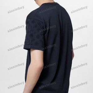 Xinxinbuy 2024 Hommes Designer Tee T-shirt Bras Jacquard Manches Lettres 1854 Femmes Noir Blanc Gris Bleu Rouge XS-3XL