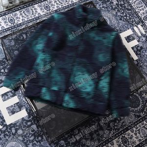 xinxinbuy Mannen designer Jasje fleece puffer Gradiënt camouflage Letterprint katoen lange mouw dames blauw groen Zwart wit kaki M-2XL