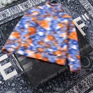 xinxinbuy Heren designer jas pufferjack fleece Oude bloem regenboog camouflage zak lange mouw dames zwart grijs M-3XL