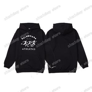 Xinxinbuy Men Designer vernietigde hoodie sweatshirt marathon print vrouwen groen paars zwart blauwe abrikoos grijs m-3xl