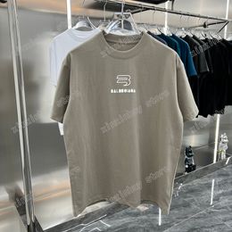 xinxinbuy Hommes designer détruit Tee t-shirt Paris gel de silice lettres imprimer manches courtes coton femmes blanc noir M-2XL