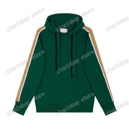 Xinxinbuy Hommes Designer Sweatshirts Sweats à capuche Argent Bande réfléchissante Double Lettre Sangle Coton Sportswear Ceinture Femmes Noir Blanc Vert M-2XL