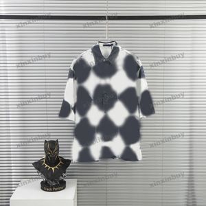 xinxinbuy Camiseta de diseñador para hombre 23ss flores grandes plantas estampado manga corta algodón mujer Negro Blanco azul gris caqui XS-3XL