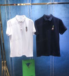 xinxinbuy Hommes designer Tee t-shirt 23ss Canard broderie lettres manches courtes coton femmes blanc noir rouge S-2XL